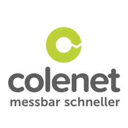 The Colenet logo with the tagline “measurably faster.”